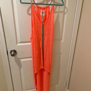 Pitusa hi-low beach cover up